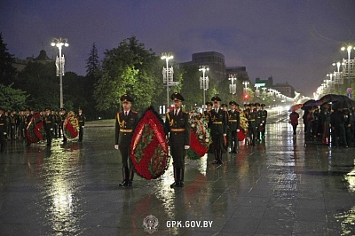 Пограничники почтили память павших в первых боях Великой Отечественной войны