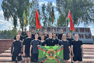 Белорусские пограничники присоединились к "Маршу Победы" Белорусские пограничники присоединились к "Маршу Победы"